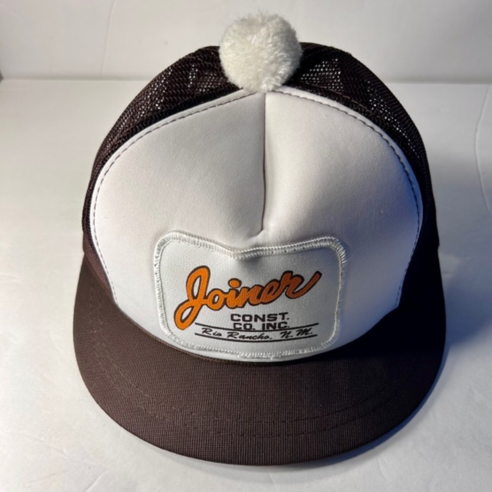 Joiner Vintage Construction Hat Rio Rancho NM Snapback Cap Small Bill